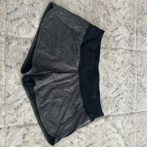 Lululemon Black Sparkly Athletic Shorts